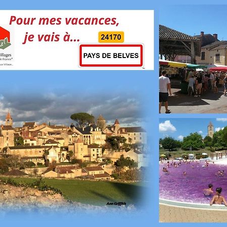 Au Lilas Rose Maison Entre Campagne Et Village Belvès Exterior foto